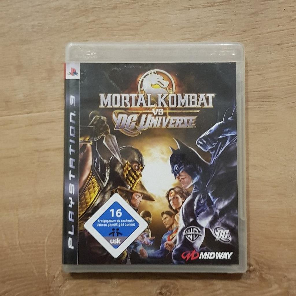 biete Mortal Kombat vs DC Universe für die Playstation 3.

deutsche Version