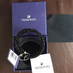 Genuine Swarovski Crystaldust Bangle Grey Black Double Bangle Stunning. Condition is New with tags. Collection in person only.