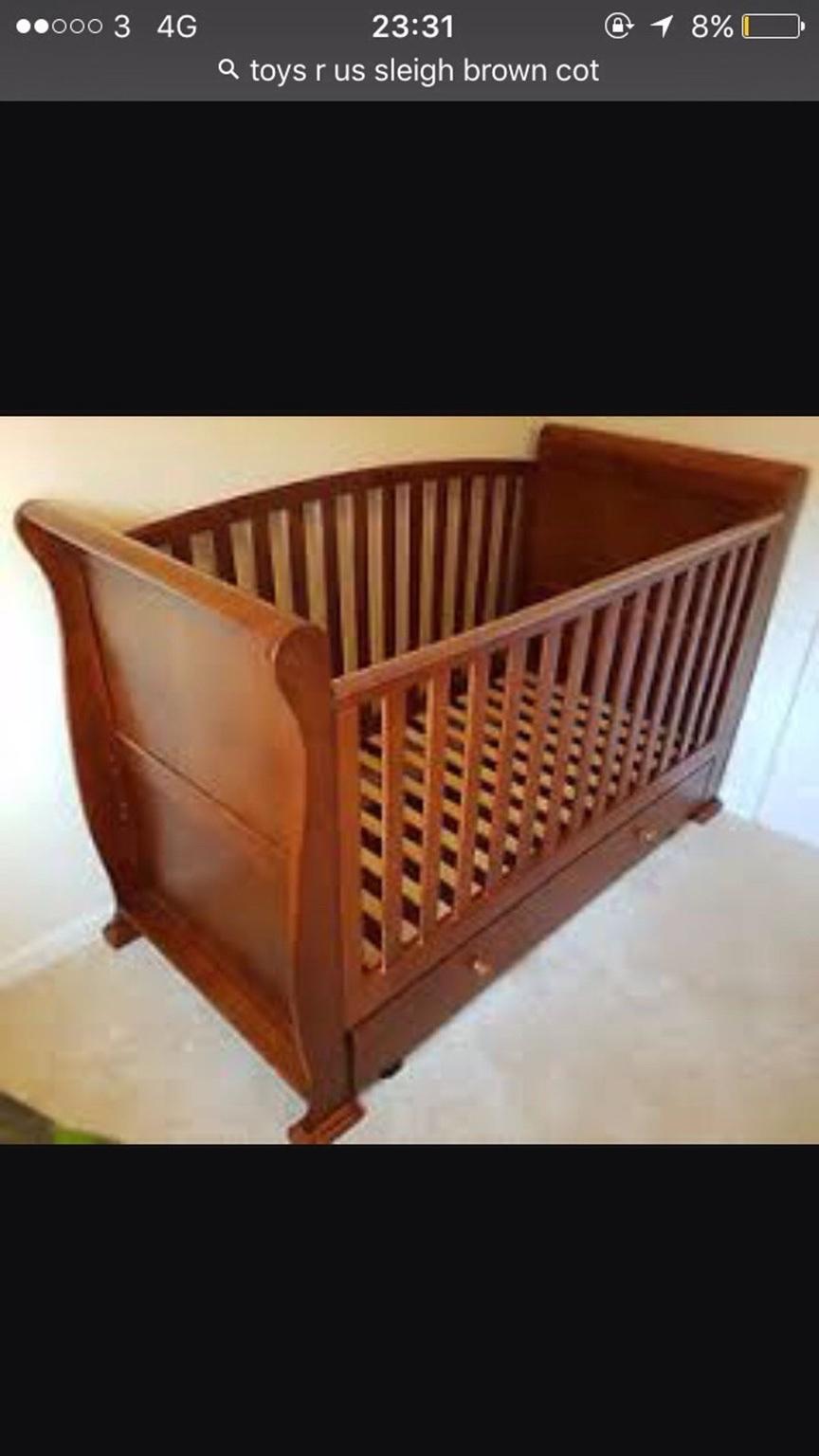 BABIES R US SLEIGH COT/BED in M31 Trafford for £90.00 for sale Shpock