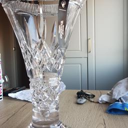 Waterford crystal vase no chips or scratches like new comes with box
