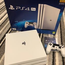 PlayStation 4 Pro console boxed and complete with all leads and matching controller.

Mint condition as looked after and only had limited use from new.

Thanks for looking