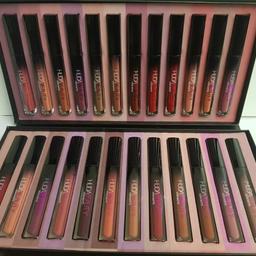 HUDA BEAUTY Makeup Liquid Matte Lipstick Full Collection.
Includes 24 Shades With box package, great gift for friends and lovers