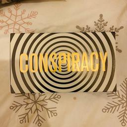 Genuine conspiracy palette, brand new, never used, never opened and in all original packaging. Including beautylish tissue paper and box. 
Ordered from beautylish in San Francisco so had to pay high shipping and import charges. Accidentally got 2 palettes in the rush so selling the spare. Can ship immediately in time for Xmas