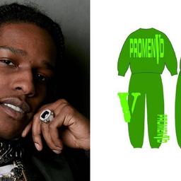 Vlone X asap Rocky nya byxor size M limited edition köpta på hans konsert igår kvitto och i original förpackning buda på