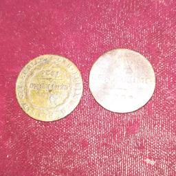 coppia monete antiche 1 cent 1826 Carlo Felice non comune 1 cent 1839 lombardo veneto prezzo intrattabile la spedizione costa 8€
