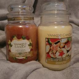 returning favourites
maple sugar
christmas wish
both large size
£25 for both
no offers