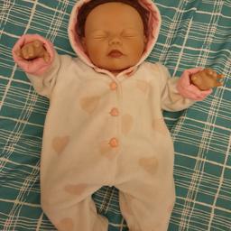 weighted reborn baby doll good condition