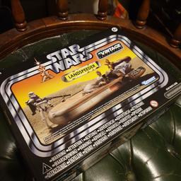 Still sealed in box, a mint vintage collection land speeder. so as never opened.
£100 posted UK