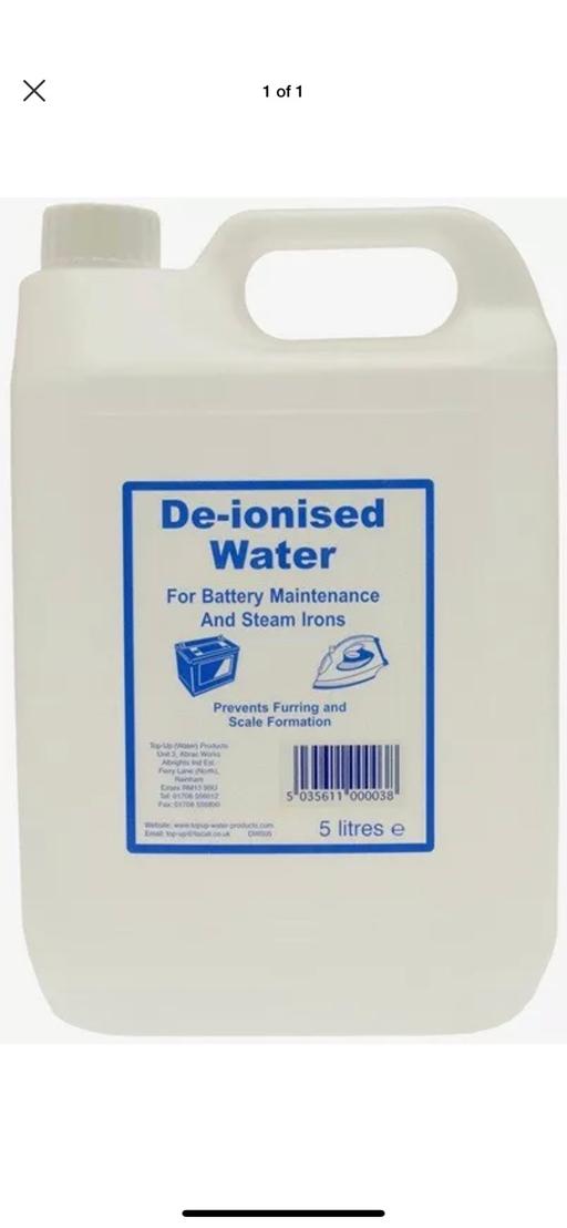 Buy & Sell West Midlands Sandwell - Photos for De-ionised Water - 5 Litre DW005 TOP UP WATER