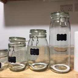 3 large , 2 medium, 2 small, 1 tiny :
L: £2, M: £1.5, S: £1, T: 50p (each)

Welcome offers for bulk buys
(Few more jars in a closed box but not sure of the size/quantity)
Collection HA5