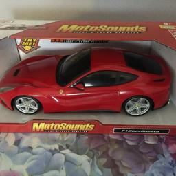 Zum Verkauf steht ein Spielzeug Auto Ferrari NEU Original verpackt - ideal als Geschenk 🎁 - Versand möglich- 5€