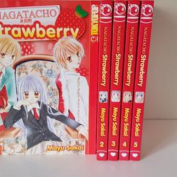 Verkaufe den Manga Nagatacho Strawberry 1-5

Er ist in einem guten Zustand, hat lediglich leicht angeschlagene Ecken.

Versand als Büchersendung oder DHL/Hermes Paket.
Bezahlung per Überweisung oder PayPal.
Bei Fragen oder Interesse einfach anschreiben:)