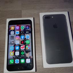 iphone 7 plus 
boxed 
black 
open to all networks 
ideal gift 
good condition 
no silly offers please