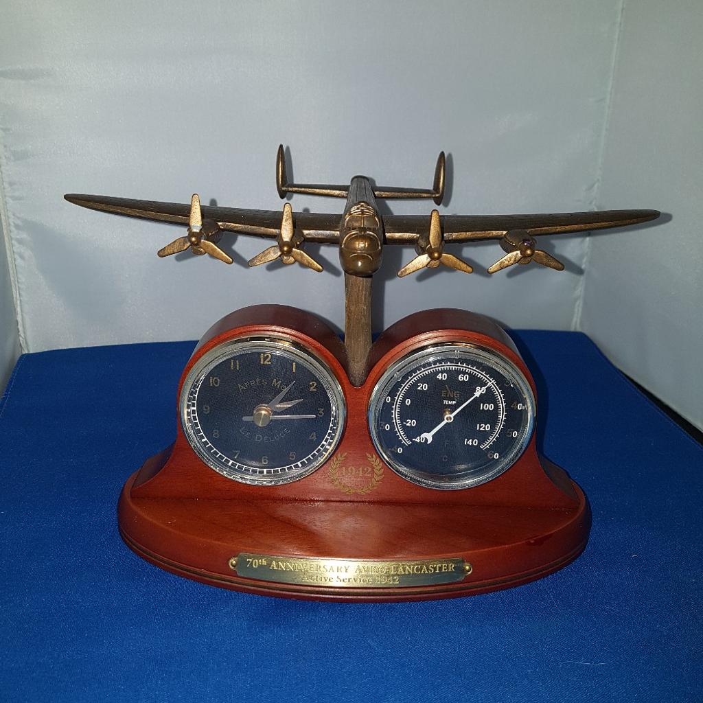 70th Anniversary Avro Lancaster Desk Clock in S70 Barnsley for £20.00 ...