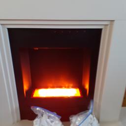 electric fire with stones good condition and working order £30