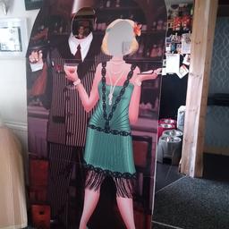 1940s gatsbys picture booth, stand, backdrop... Ideal for themed parties.

Collection from B26