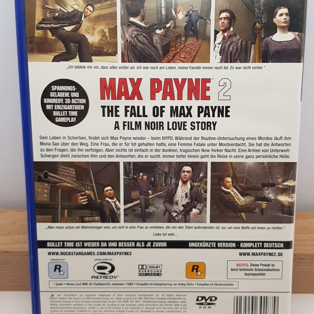 ps2 Max Payne 2 The Fall of Max Payne in 76185 Karlsruhe für € 3,50