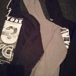 3x mens hoodies. Primark. XL. Collection off eaves Lane