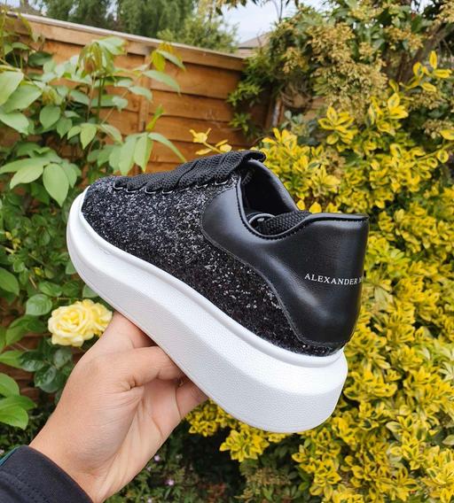 Buy & Sell Westcliff-on-Sea Southend-on-Sea - Photos for Alexander McQueen black glittery trainers