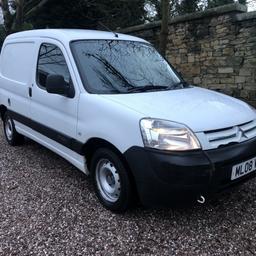 JUST ARRIVED THIS STUNNING CITROEN BERLINGO 1.6 HDI PANEL VAN LONG MOT DRIVES LOVELY IMMACULATE CONDITION INSIDE AND OUT , ONLY 75K WARRANTED VOSA VERIFIED MILES , ALL PAPERWORK IS PRESENT , OPTIONAL EXTRAS , RUNS AND DRIVES LIKE NEW NO FAULTS AT ALL , VERY SMOOTH ENGINE AND GEARBOX , ALL 4 GOOD TYRES , CREDIT TO LAST OWNER WELL MAINTAINED FANTASTIC EXAMPLE , MUST BE SEEN 1ST TO SEE WILL BUY
CHEAPEST ONE IN THE UK! 
PRICED TO SELL AT ON