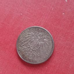 verkauft wird hier eine 2 mark münze von 1901 .


Versand möglich