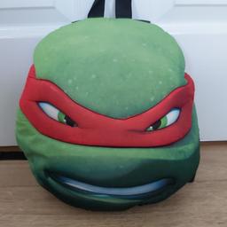 Raphael ninja turtle backpack.

Never been used, hence, excellent condition.