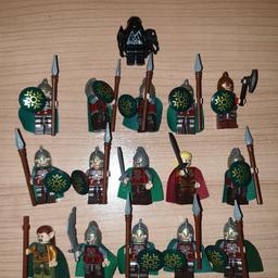 16 Stück Lego kompatible Figuren aus Herr der Ringe.
Sind die letzten aus unserer Sammlung.
Stück €2.50
Alle 16 €33
Versand €2.90