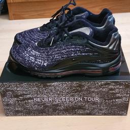 Nike air max deluxe X Skepta in size 9uk. these trainers have only been tried on and not worn outside so they are in perfect condition. comes with original box. will listen to offers but nothing silly.