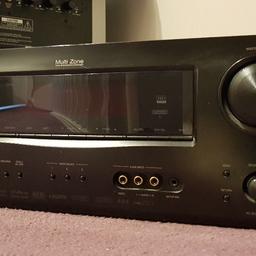 Denon Home Cinema 7.1 AV reciever

HDMI 3 x in, 1 x out
Denon Audyssy  calibration set mic included. 
DTS HD Audio, Dolby Digital True HD compatible.

Very nice sounding amp. Only selling due to upgrade.