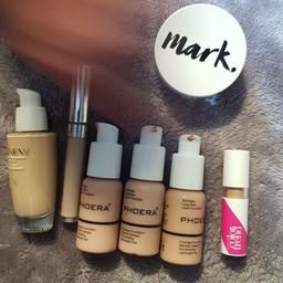 foundation concealers and magic hd finishing powder been tried but like new as not my colours pick up s5