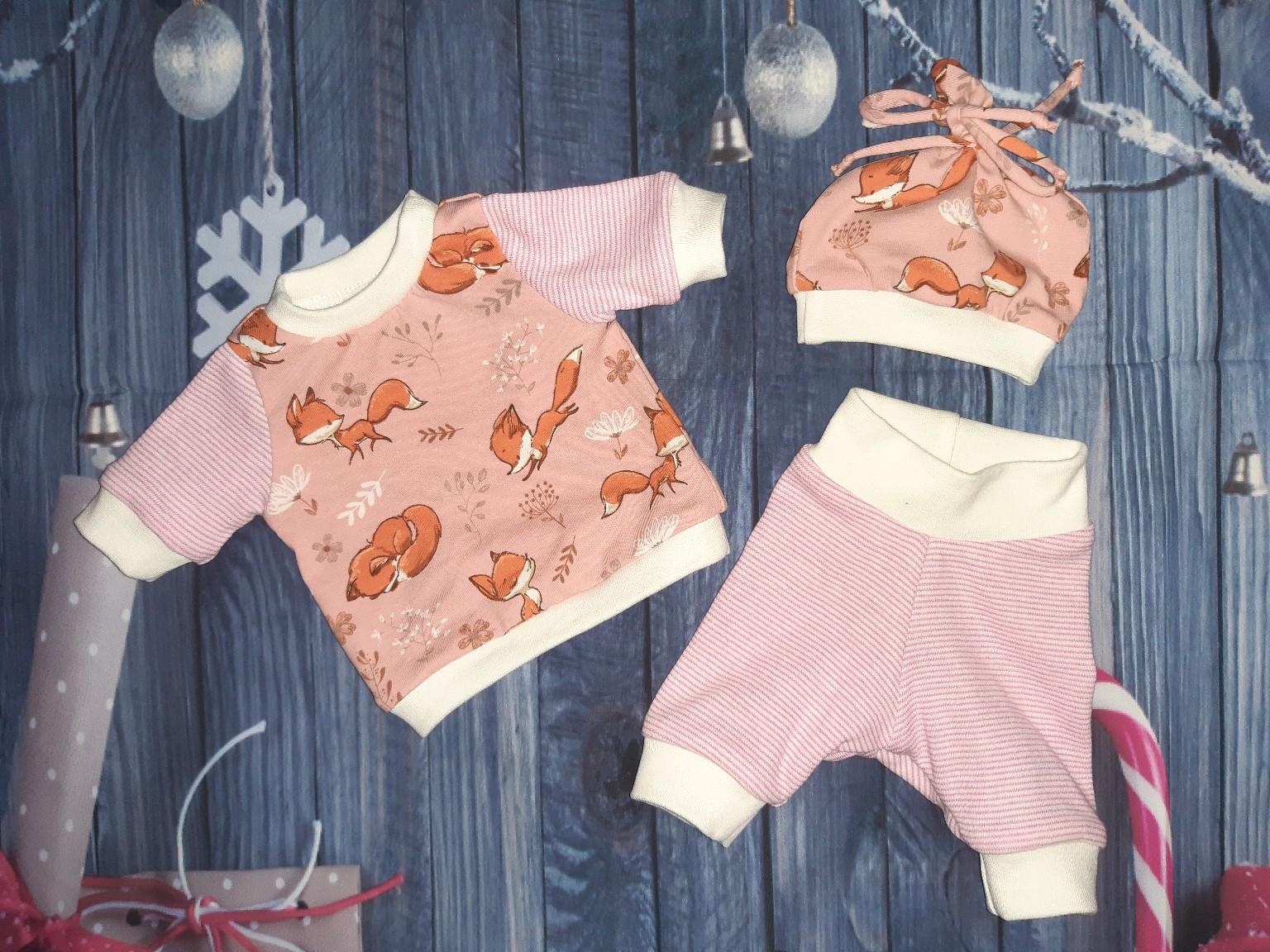 5-teiliges Puppenkleidung Set Dinosaurier Design - Für 35-43cm Baby Puppen