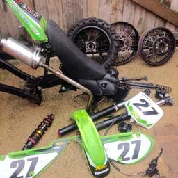 For sale
Pit bike klx 140 frame
project or parts 
Can deliver local
Any. Questions 07784840810