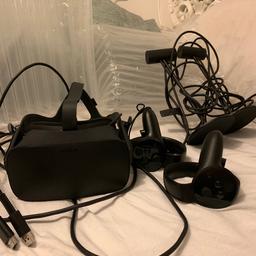 PC ONLY. 
Please check your computer specifications. 

Comes with Oculus headset, 2 controllers and 2 base stations (sensors). 

Software is available to download off of the Oculus website free of charge. 

Additional charge for delivery. Strictly No offers.