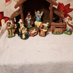 selling a good condition Christmas nativity scene