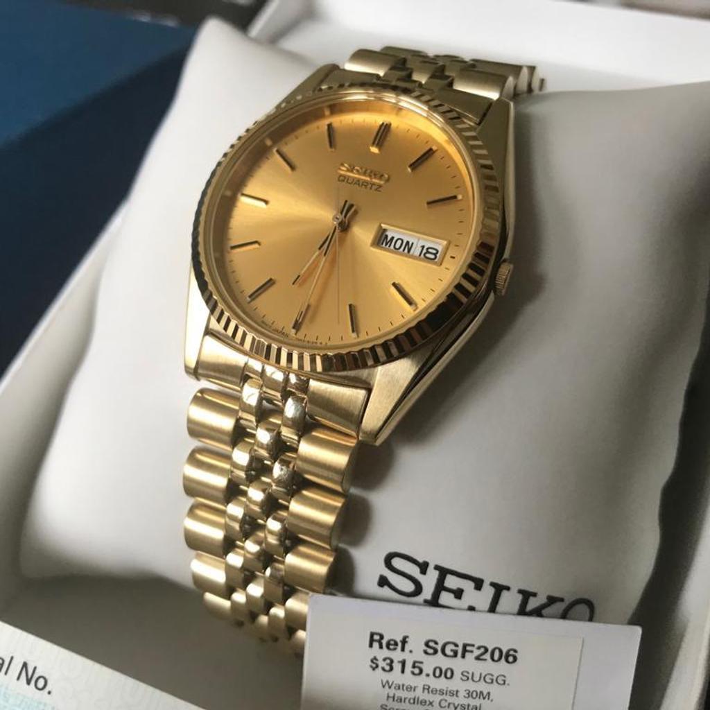 Seiko Uhr SGF 206 day date datejust gold in 40227 D sseldorf f r