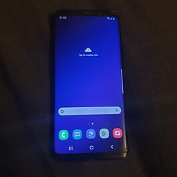 Samsung Galaxy s9 64GB blacklist minor cracked front and back  use only used on wifi or abroad