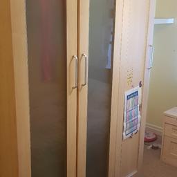 Good condition wardrobe for sale , moving house therefore need to be gone ASAP, buyer to disassemble.
Collection from thornhill dewsbury
