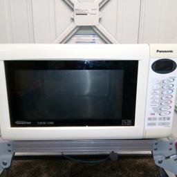 this microwave (white) is a combi, meaning it grills, microwaves and can be used as a conventional oven. still works as new, I've changed colour of kitchen so it's been replaced. can be seen working. 1000w