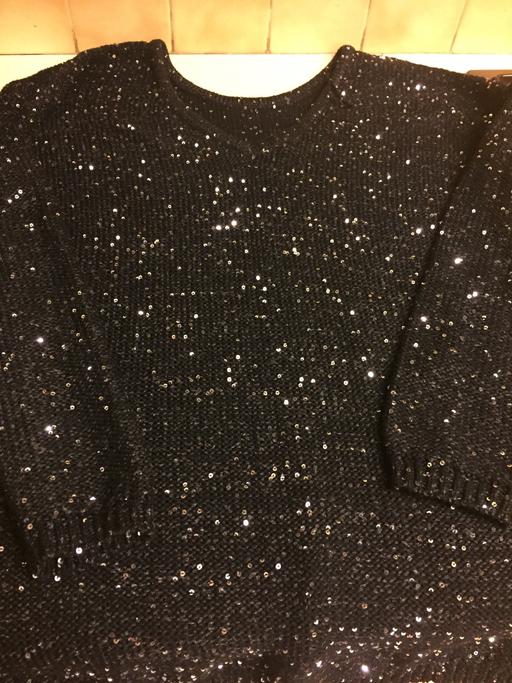 Buy & Sell West Midlands Walsall - Photos for M & S Black sparkly jumper size 16 now £3.50