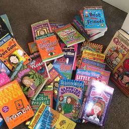 Over 50 books some never read excellent condition 30 Jaqueline wilson diary of a angry kid
Hunger games 50p each