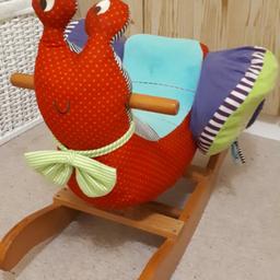 Snail baby rocker, Daughter's outgrown it. Would make a great extra Christmas present, Free to first person to collect. Pick up in Swanley