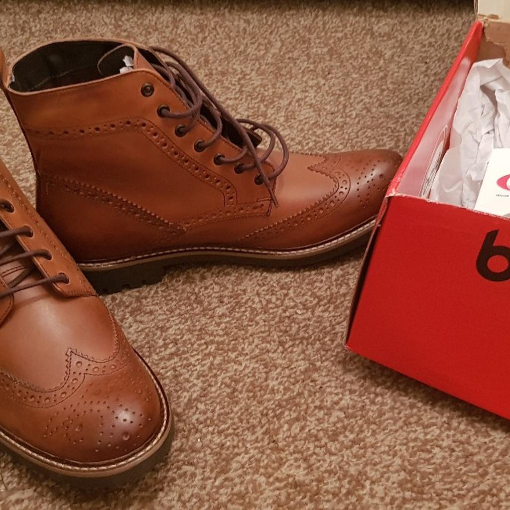 base london mens duncan brogue boots in BB10 Burnley for £30.00 for ...
