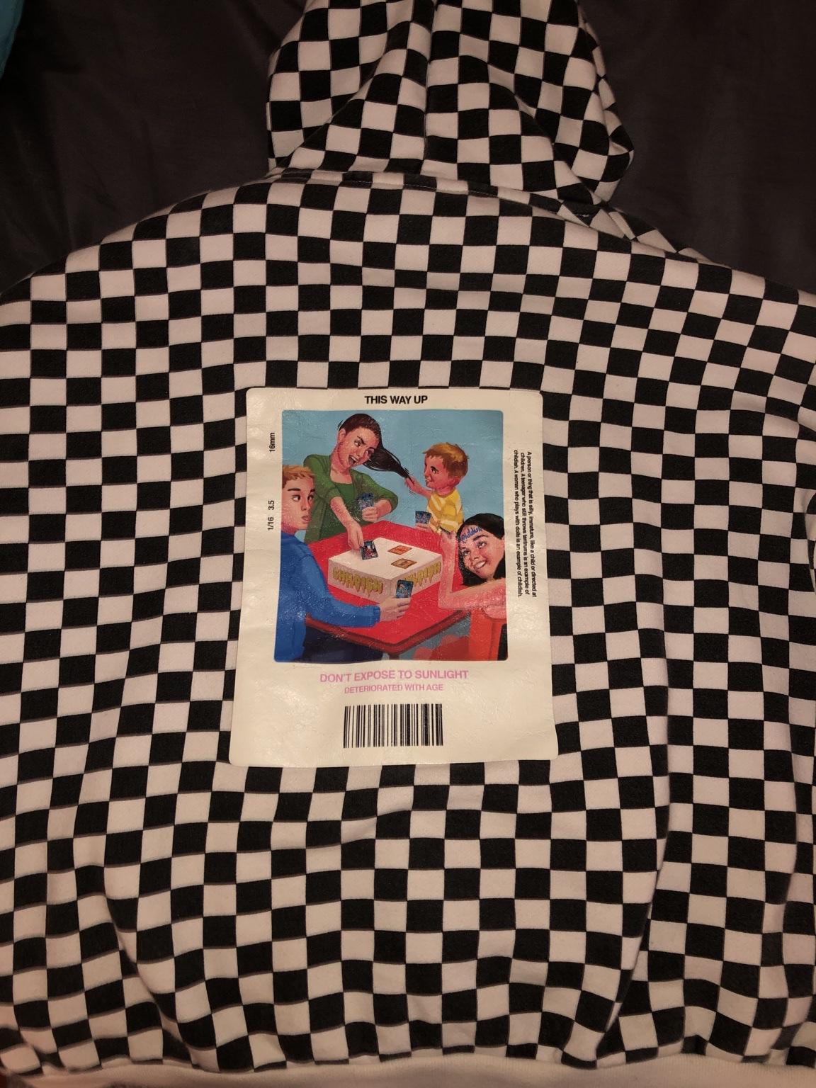 Checkered tgf clearance hoodie