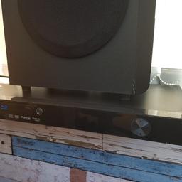 Bush CHT100BLU DVD Blu Ray with 5.1 Home Theatre Speaker system (surround sound). great sound and 110watt sub.

fully working. only selling as now using ps4 for blu Ray's and so changed to a sound bar.

could deliver subject to distance and arrangement.

#2ndChance