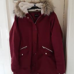 Unwanted Xmas present
Ladies parka coat size 16
Its a nice red wine colour, good length really cosy, just very similar to another one I have already.