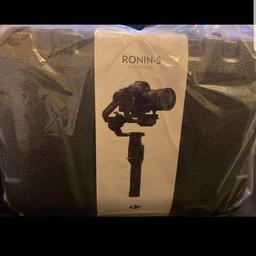 Ronin s gimball kit for DsLR camera's
brand new sealed!!

collection only