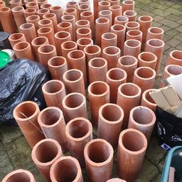 We have here lots of terracotta pipes that would made a fantastic wine rack. Priced at 50p each.