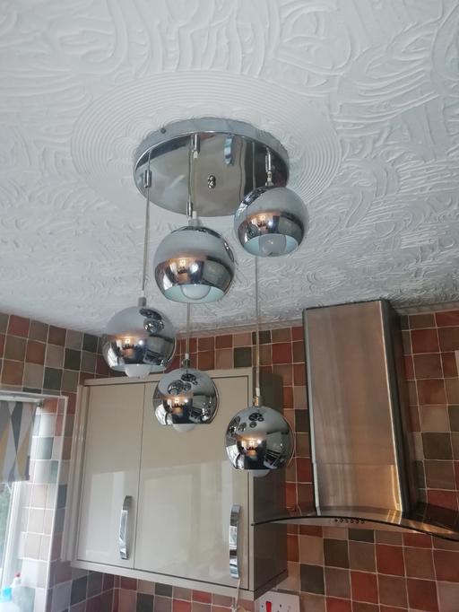 Buy & Sell Redhouse Park Milton Keynes - Photos for chrome ceiling light 5 globes