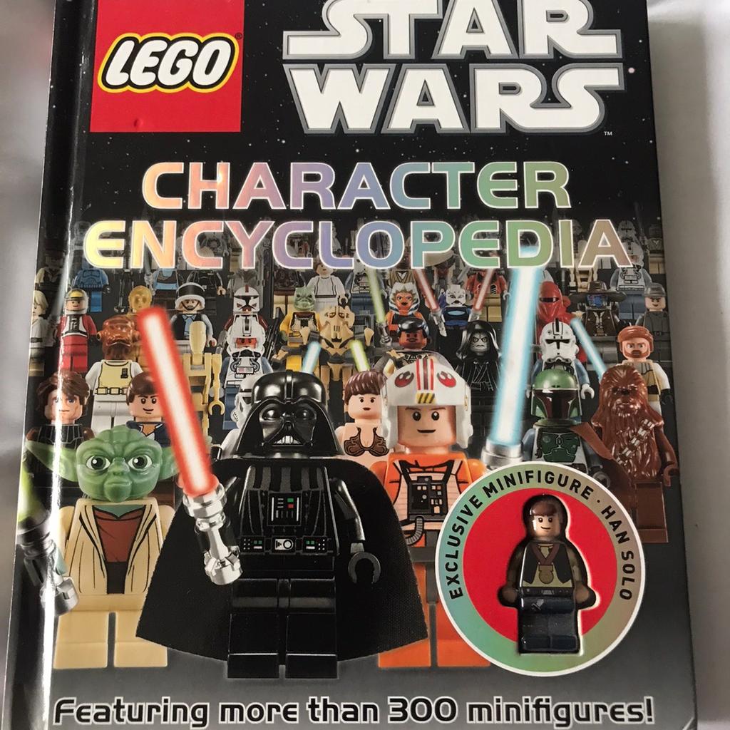 BRAND NEW. LEGO STAR WARS CHARACTER ENCYCLOPEDIA, COMPLETE WITH HAN SOLO

Postage EXTRA (£3 2nd Class standard).

WILL COMBINE POSTAGE ON MULTIPLE PURCHASES.