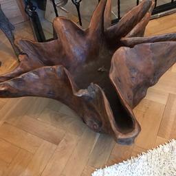 Very heavy piece would look lovely in any room or in the garden - it's certainly a talking piece
Have reduced so def no offers worth every penny. 